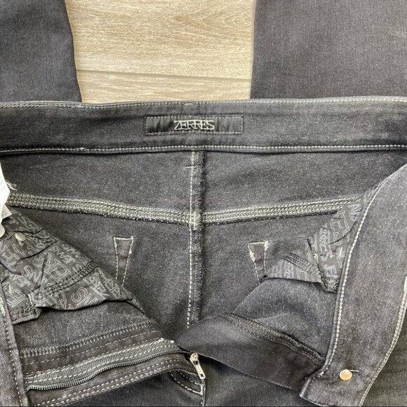 ZERRES Comfort Waistband Beaded Slim Fit Straight Jeans - Picture 11 of 15